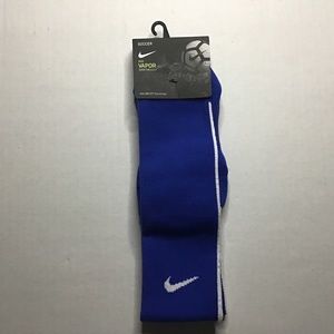 Nike Soccer Vapor Over-The-Calf Socks Blue & White